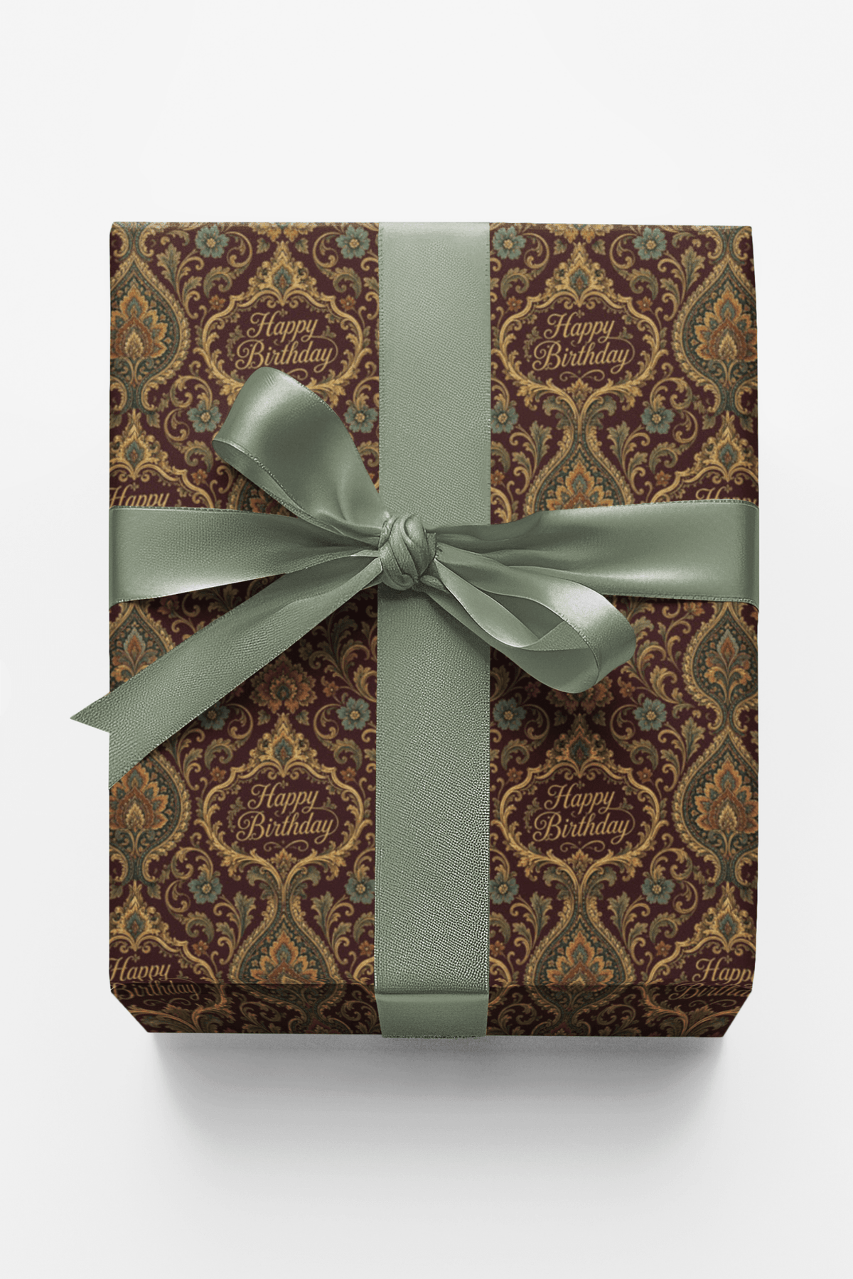 Royal Paisley Celebration Wrapping Paper
