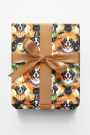 St. Bernard Costume Parade Wrapping Paper