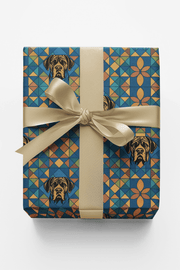 Mastiff Mosaic Wrapping Paper