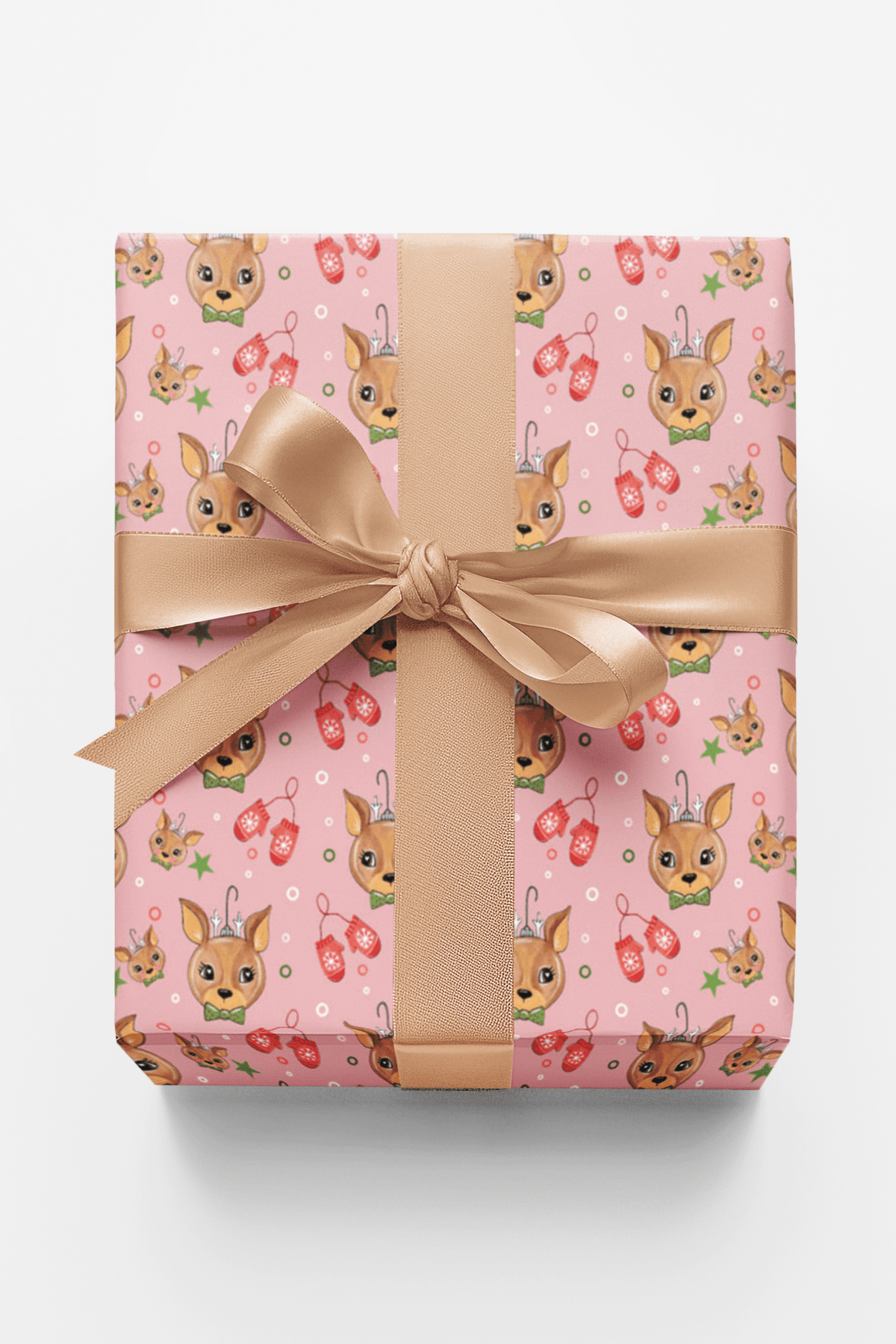 Reindeer Ornaments Wrapping Paper | Michelle Gilsey | Artist Corner