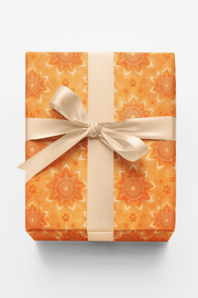 Shiba Sunrise Mandala Wrapping Paper