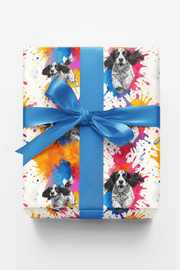 Spaniel Splash Wrapping Paper