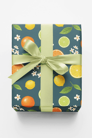 Citrus Zest Wrapping Paper
