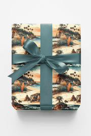 Vintage Surf Escape Wrapping Paper