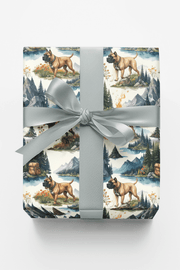 Mountain Adventure (cane Corso) Wrapping Paper