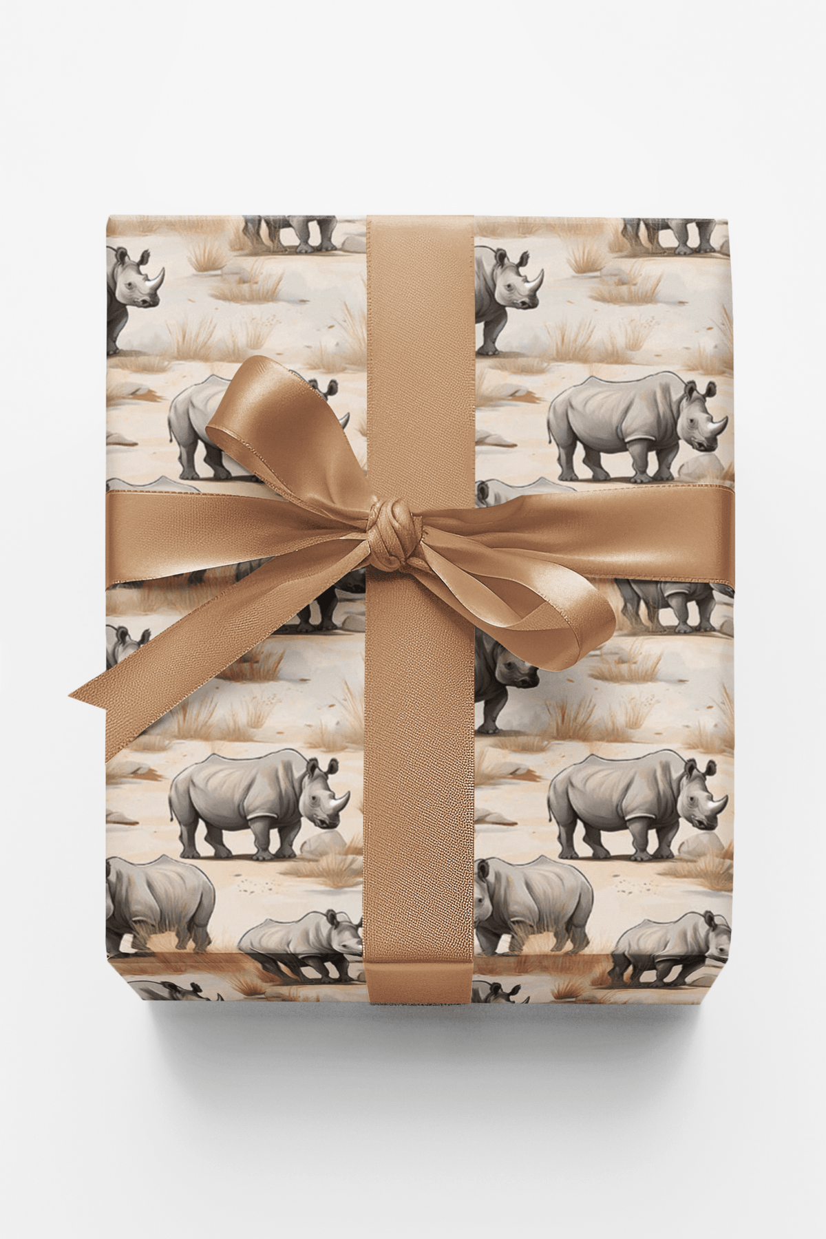 Safari Stroll: Rhinoceros Wrapping Paper