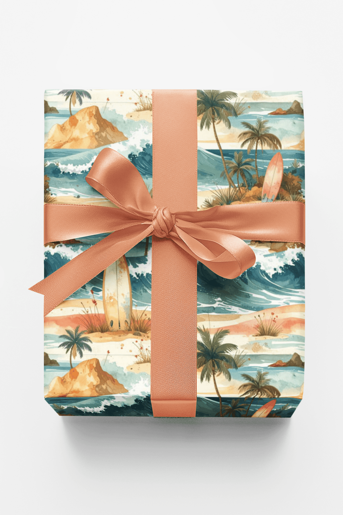 Endless Summer Coastline Wrapping Paper