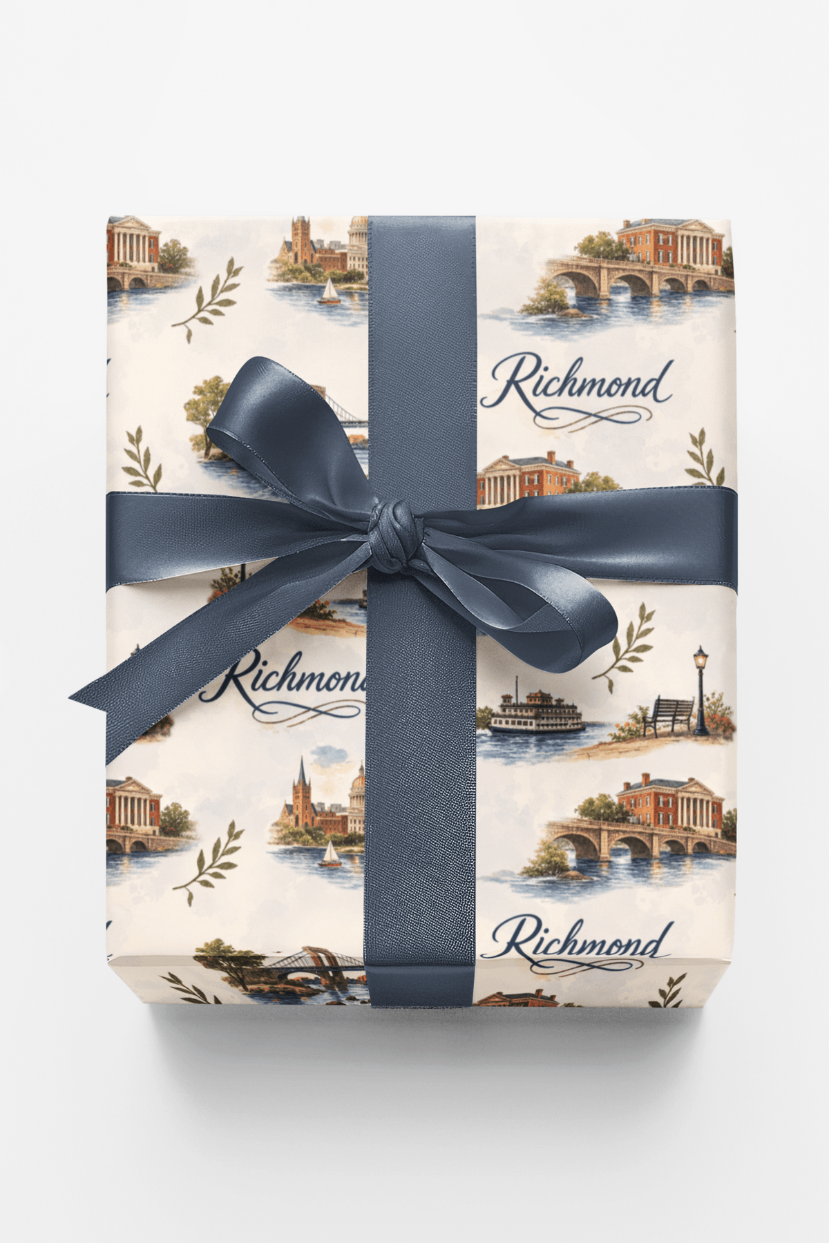 Richmond Monument Avenue Glow Wrapping Paper