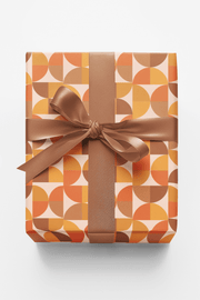 Mid Century Geo Blocks Wrapping Paper
