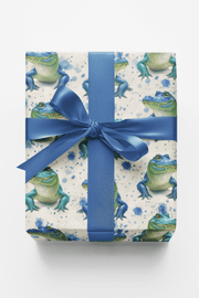Azure Gator Harmony Wrapping Paper