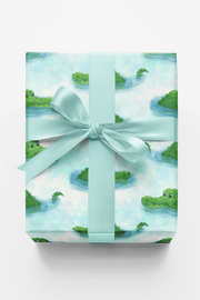 Crocodile Drift Wrapping Paper