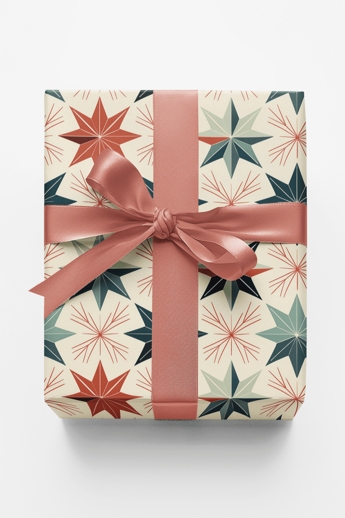 Scandi Star Quilt Wrapping Paper