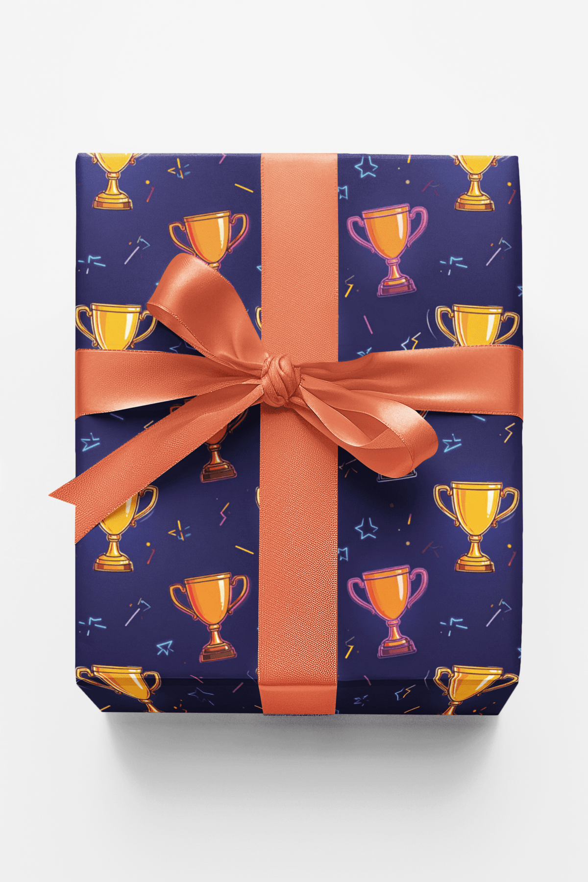 Victory Trophy Surge Glossy Wrapping Paper