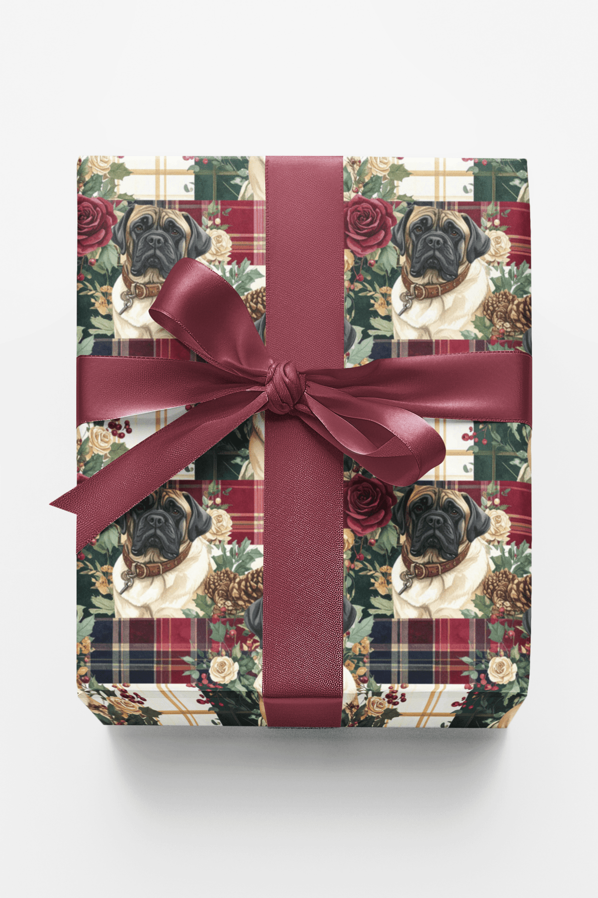 Tartan & Tradition (english Mastiff) Wrapping Paper