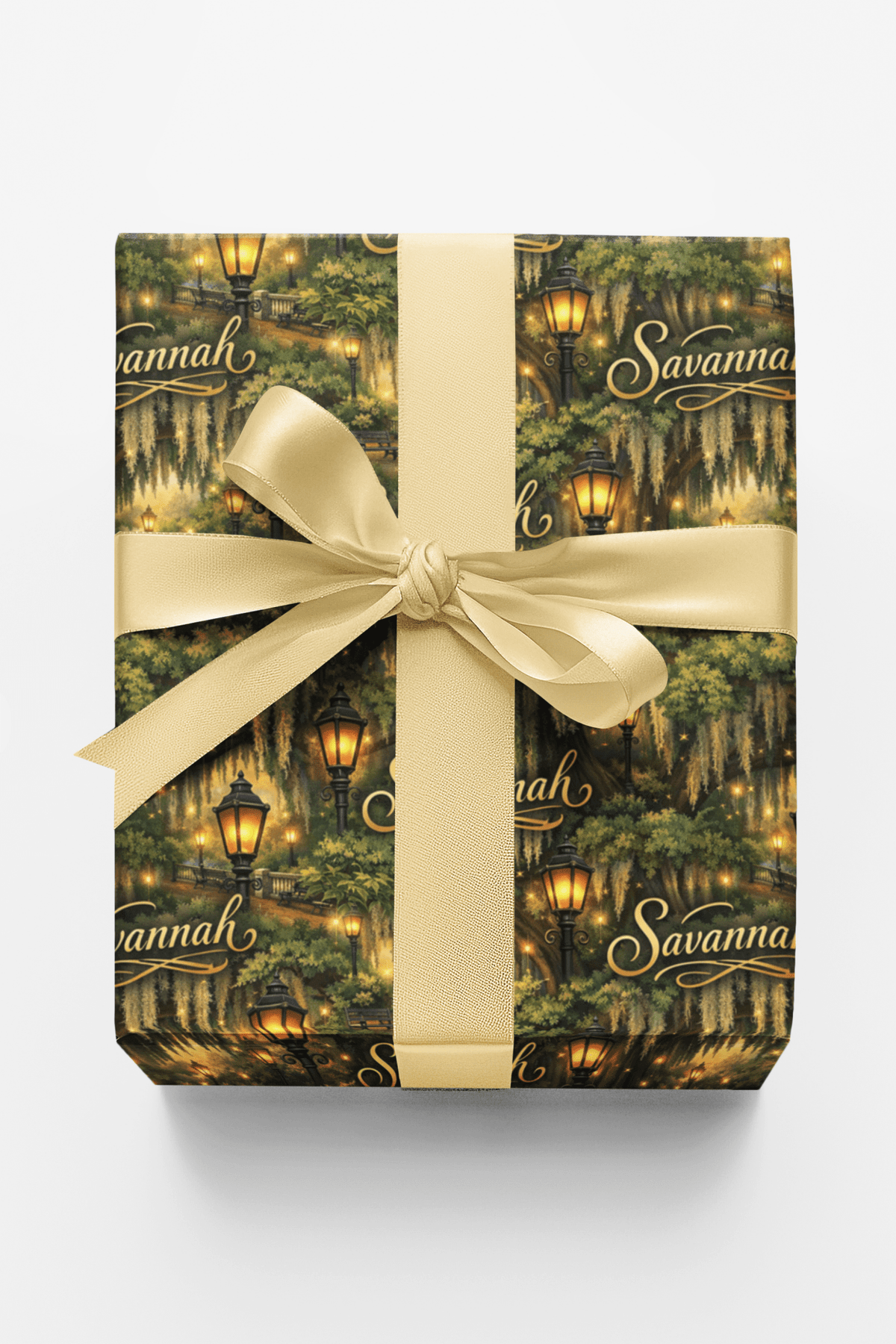 Savannah Riverfront Romance Wrapping Paper