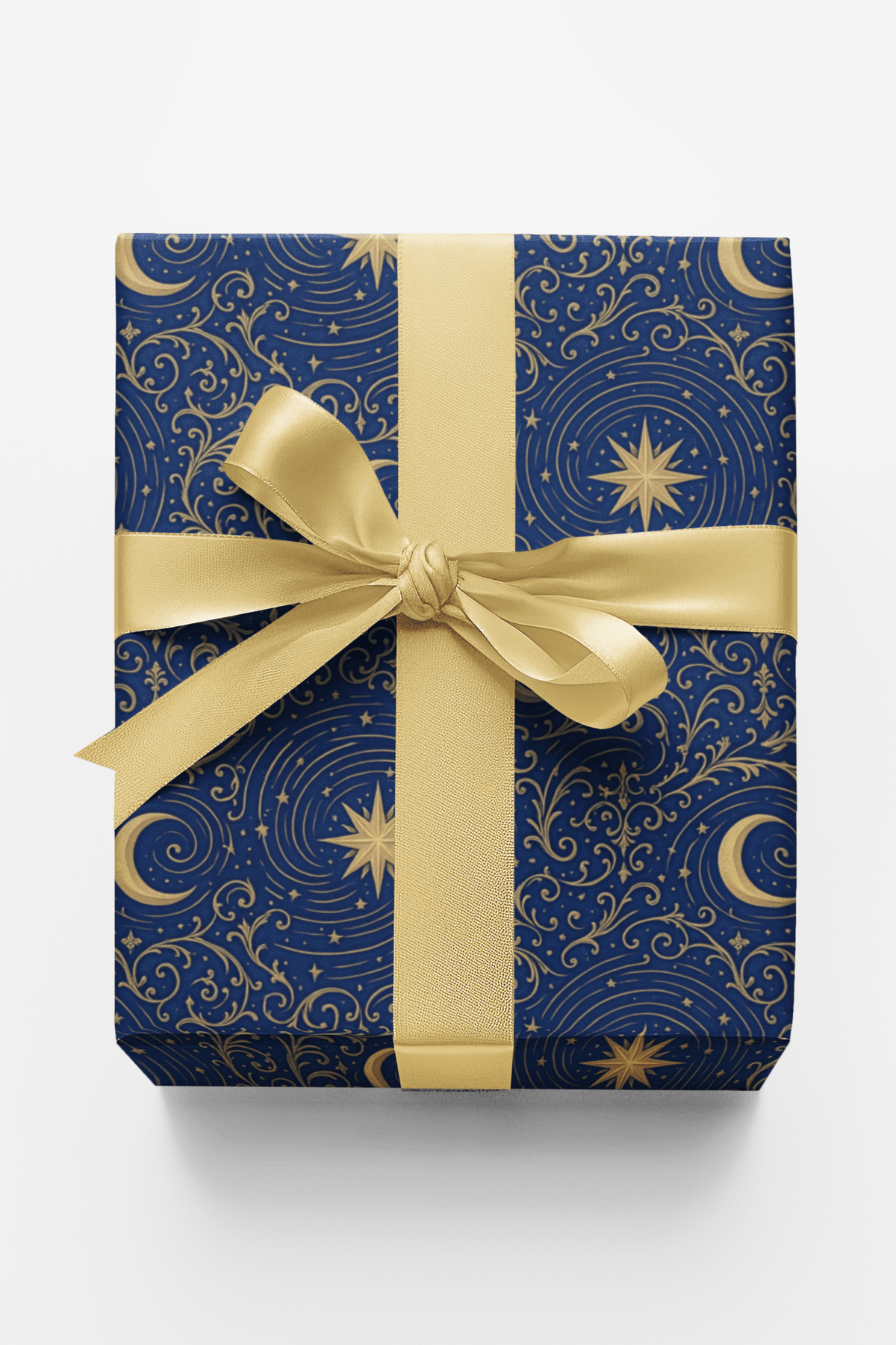 Celestial Nouveau Stars Wrapping Paper