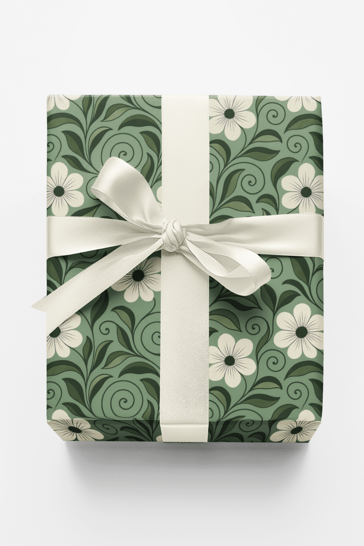 Sage & Spiral Garden Wrapping Paper