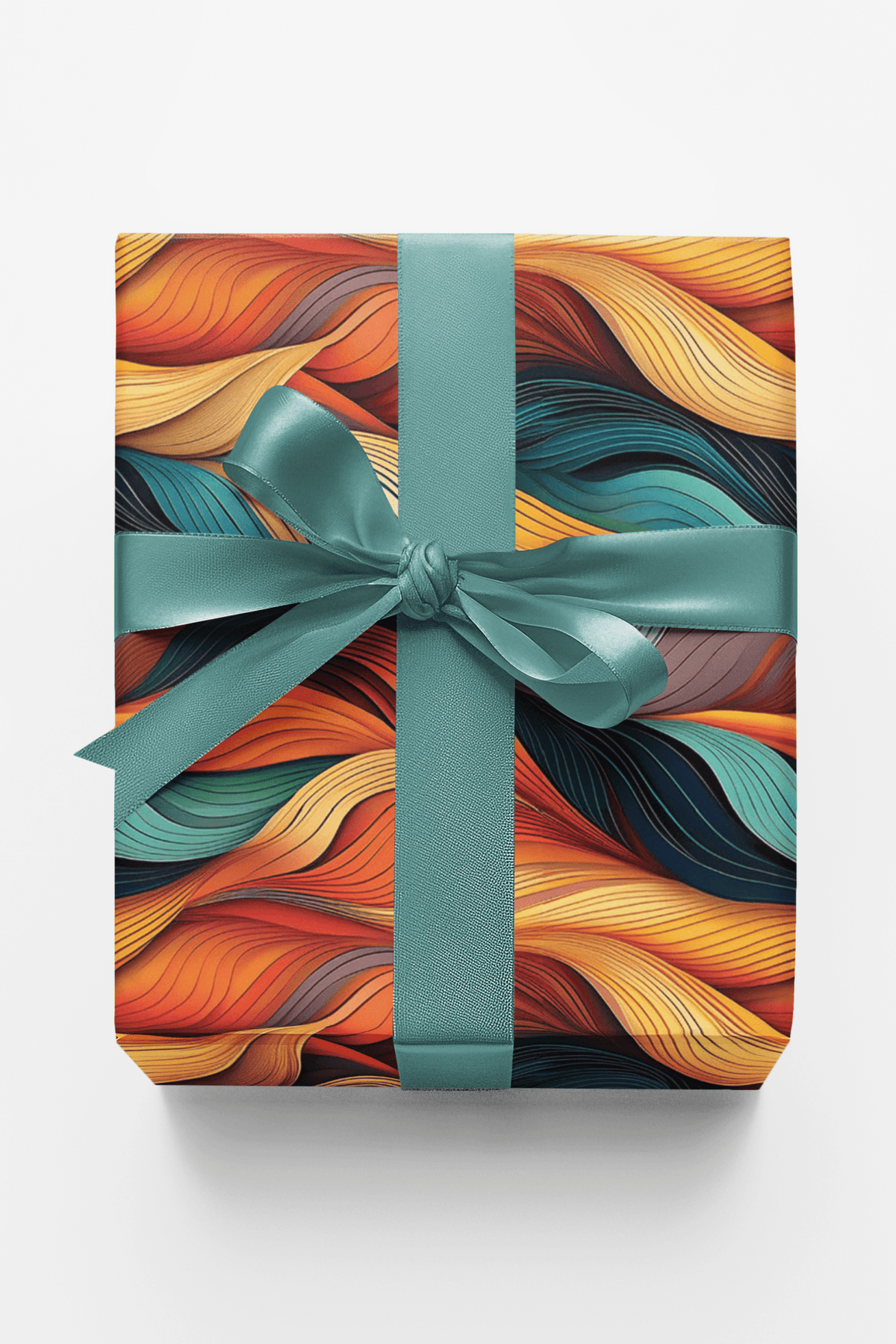 Brushstroke Bands Wrapping Paper