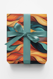 Brushstroke Bands Wrapping Paper