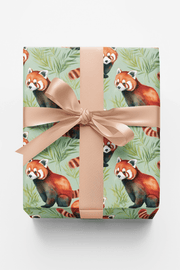 Safari Stroll: Red Panda Wrapping Paper