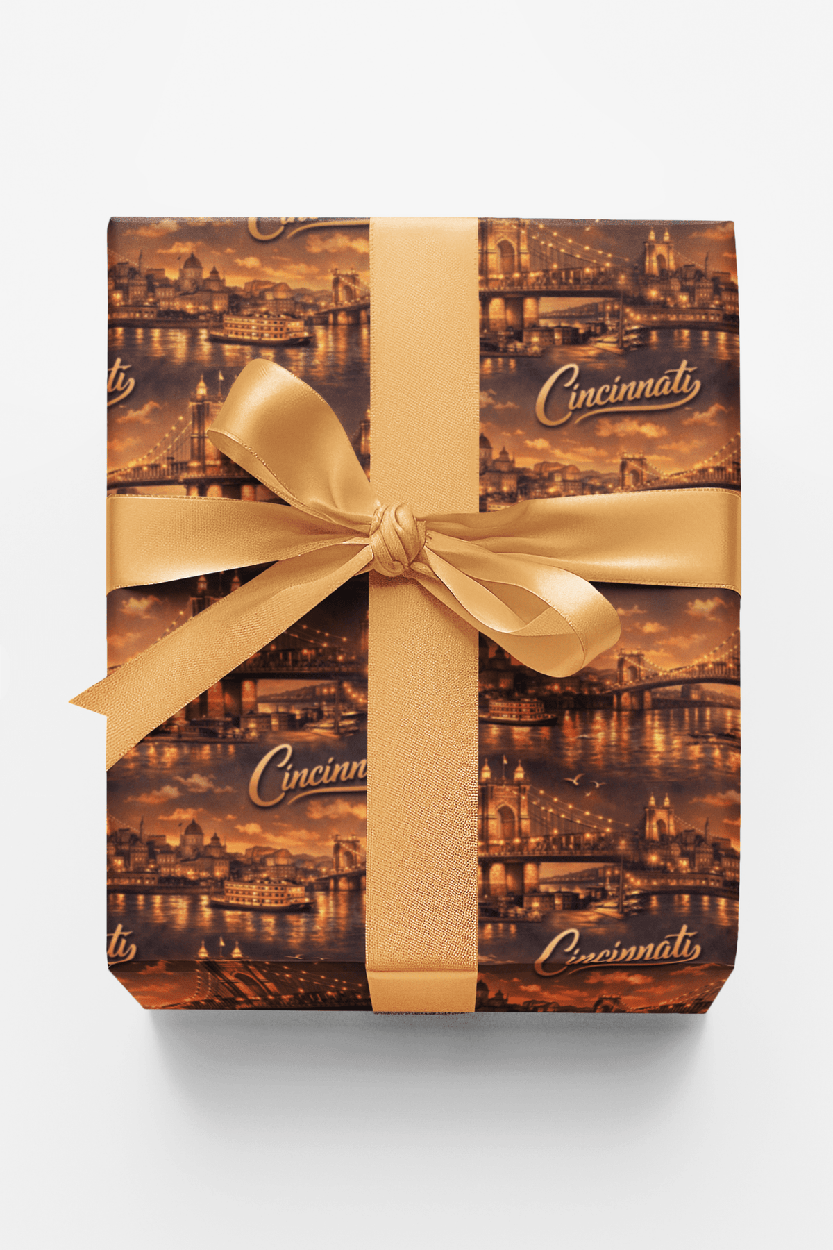 Cincinnati Queen City Lights Ii Wrapping Paper