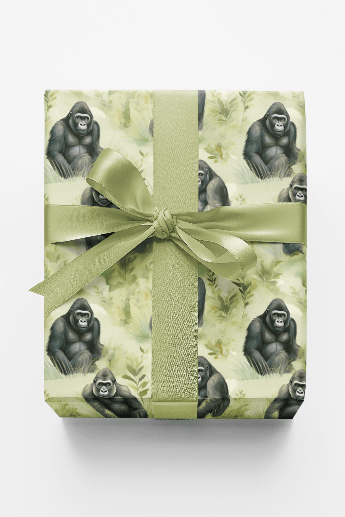 Safari Stroll Gorilla Wrapping Paper