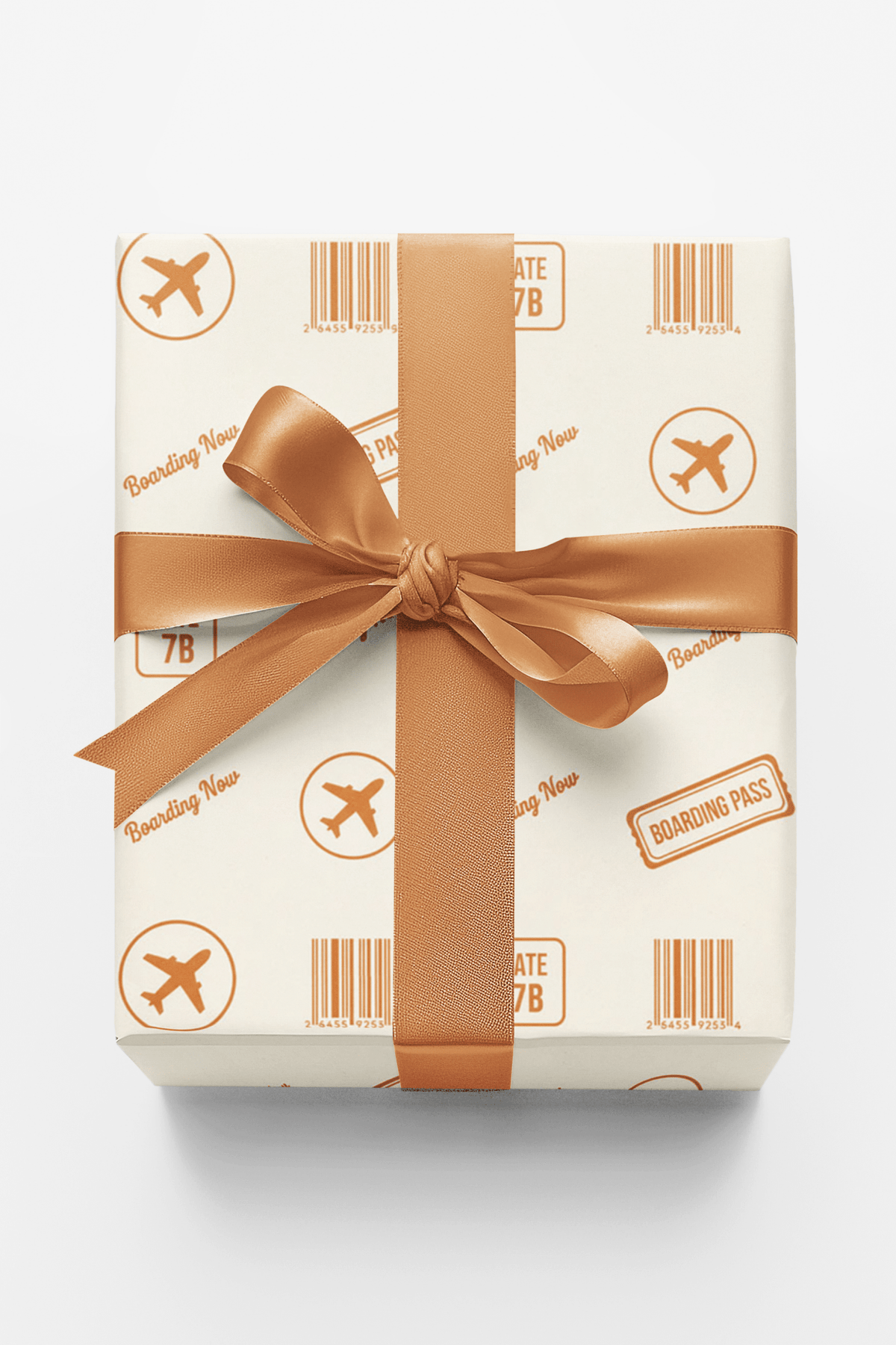 Travel Stamps: Boarding Now Wrapping Paper