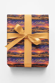 Billings Big Sky Bronze Wrapping Paper