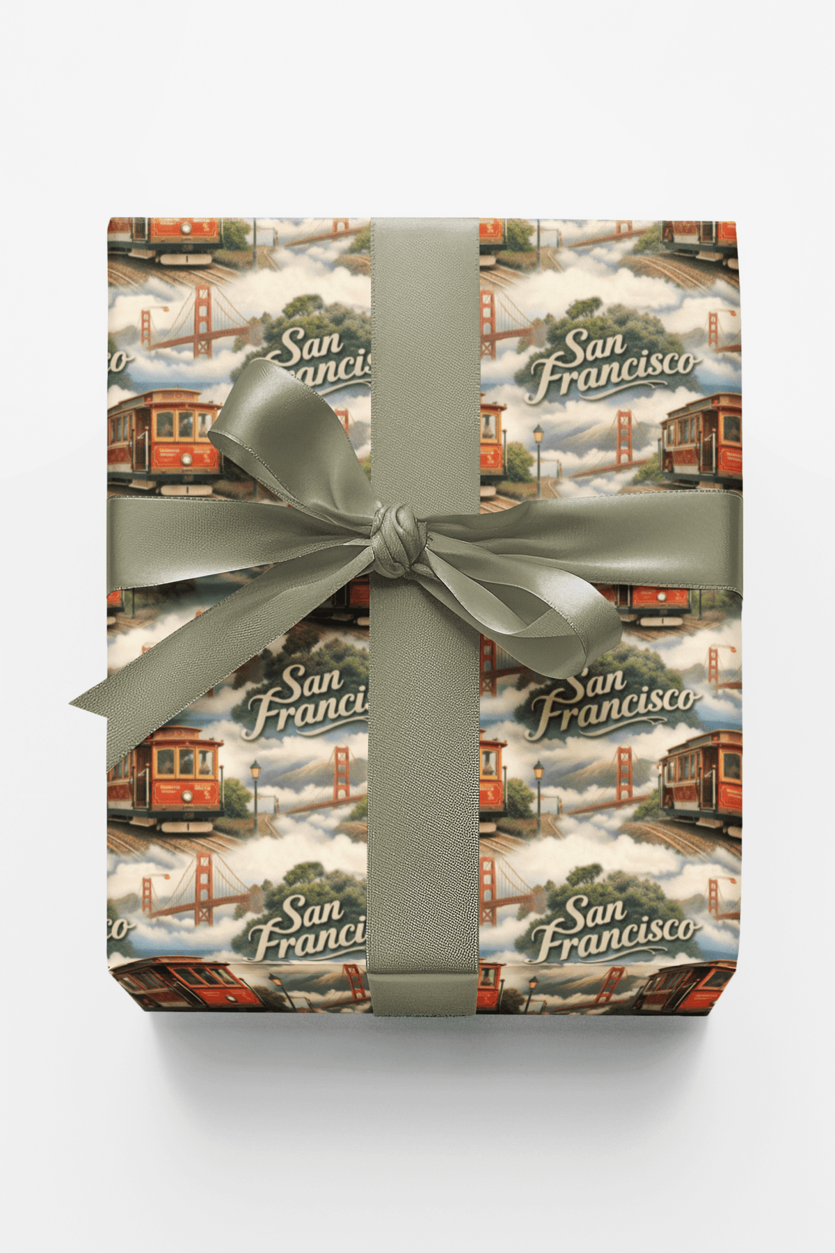 San Francisco Golden Gate Days Wrapping Paper