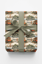 San Francisco Golden Gate Days Wrapping Paper