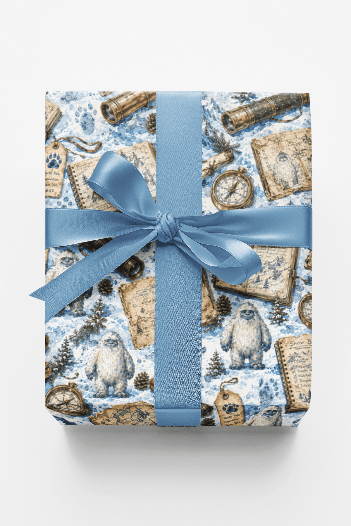 Frost Bound Exploration Wrapping Paper