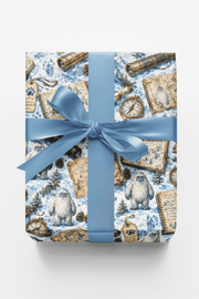 Frost Bound Exploration Wrapping Paper