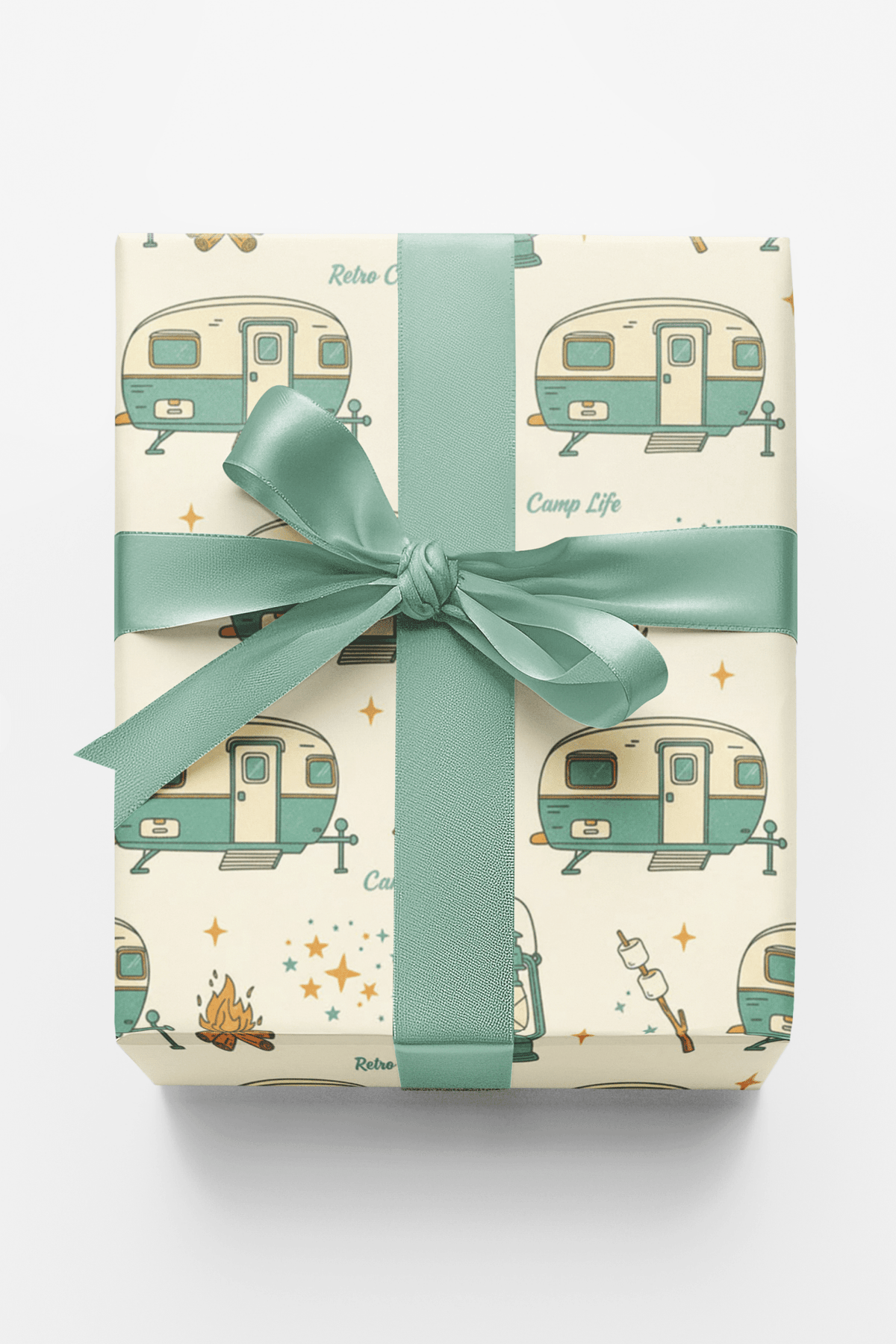 Camping Under Stars Wrapping Paper