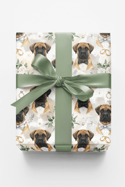 Wedding Elegance (english Mastiff) Wrapping Paper