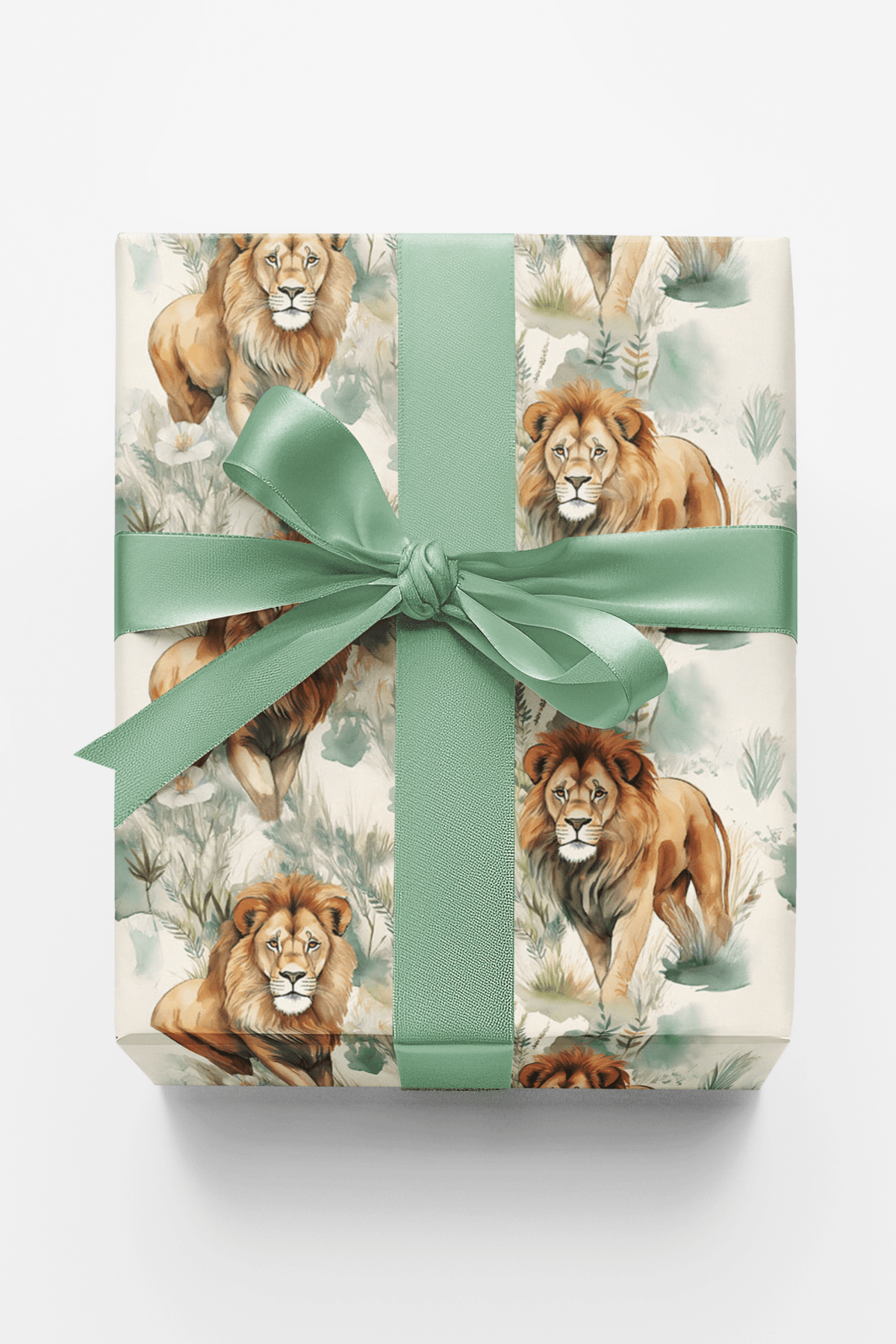 Safari: Stroll Lion Wrapping Paper
