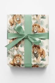 Safari: Stroll Lion Wrapping Paper