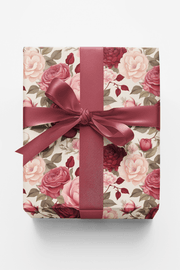 Floral Romance Elegance Wrapping Paper