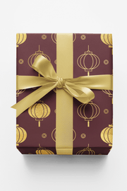Lunar New Year Lanterns Wrapping Paper