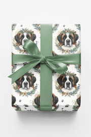 Gentle Giant Portraits (st. Bernard) Wrapping Paper
