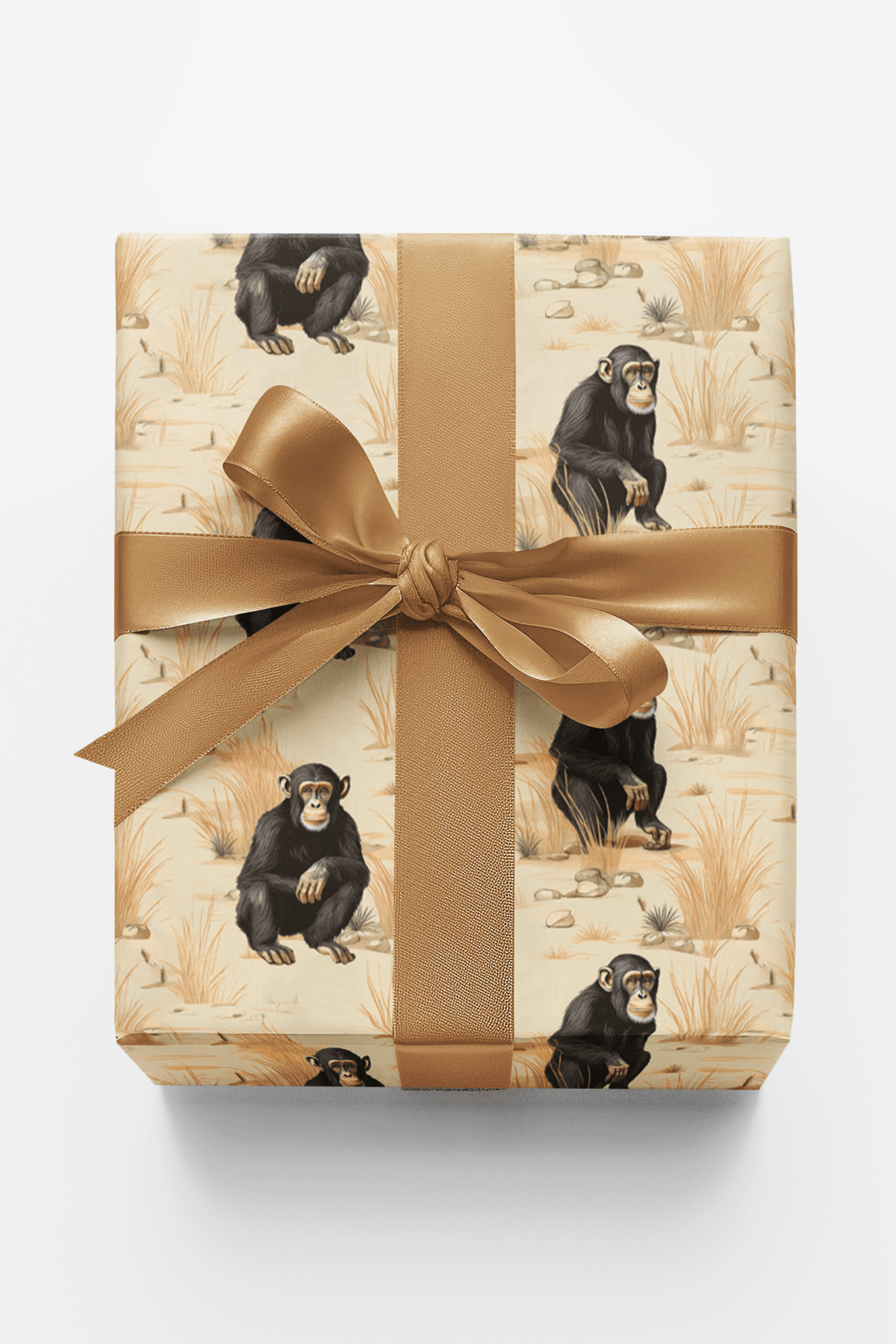 Safari Stroll: Chimpanzee Wrapping Paper