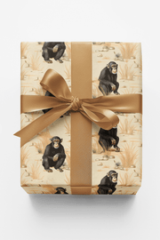 Safari Stroll: Chimpanzee Wrapping Paper