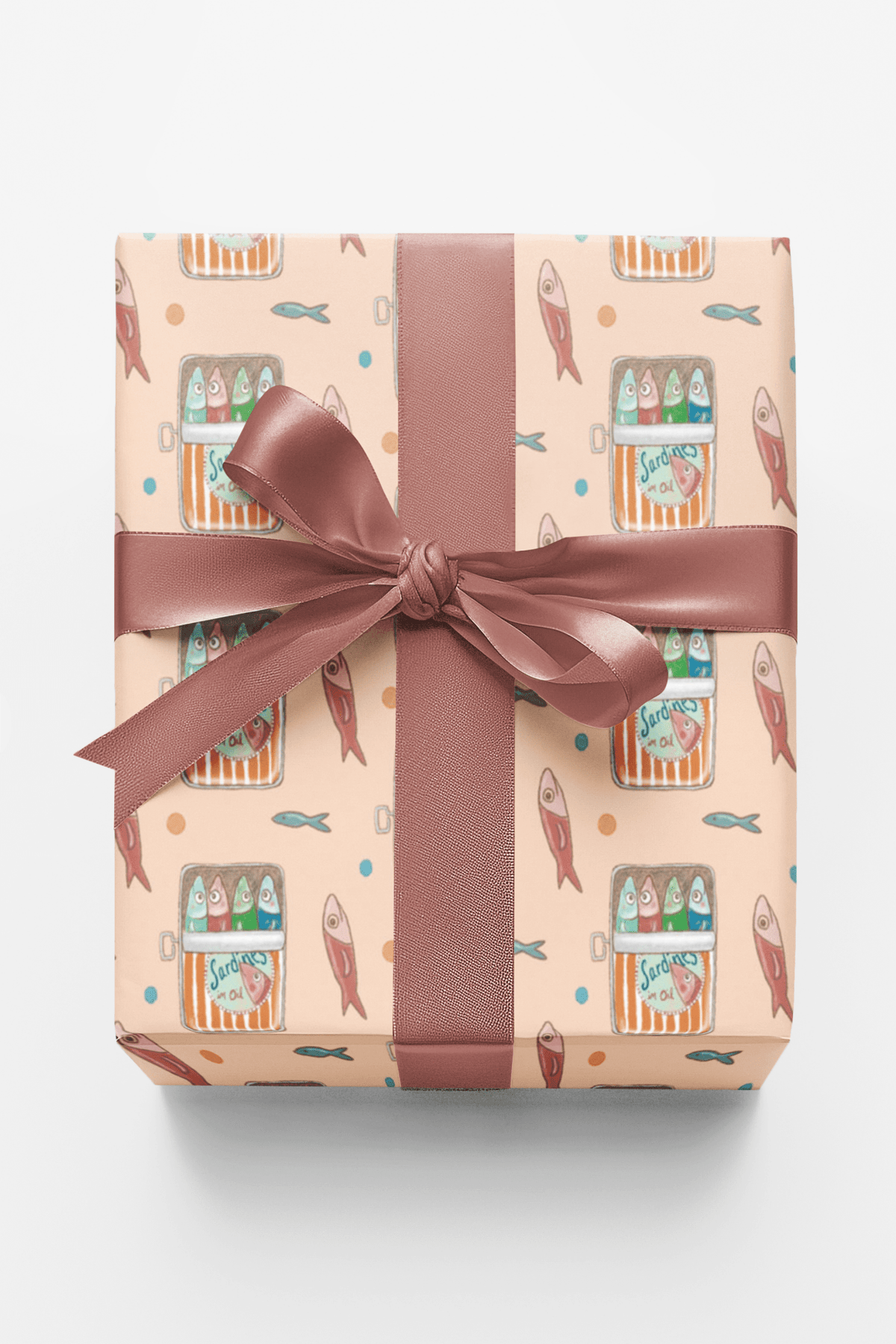 Box Of Fish Wrapping Paper | Michelle Gilsey | Artist Corner