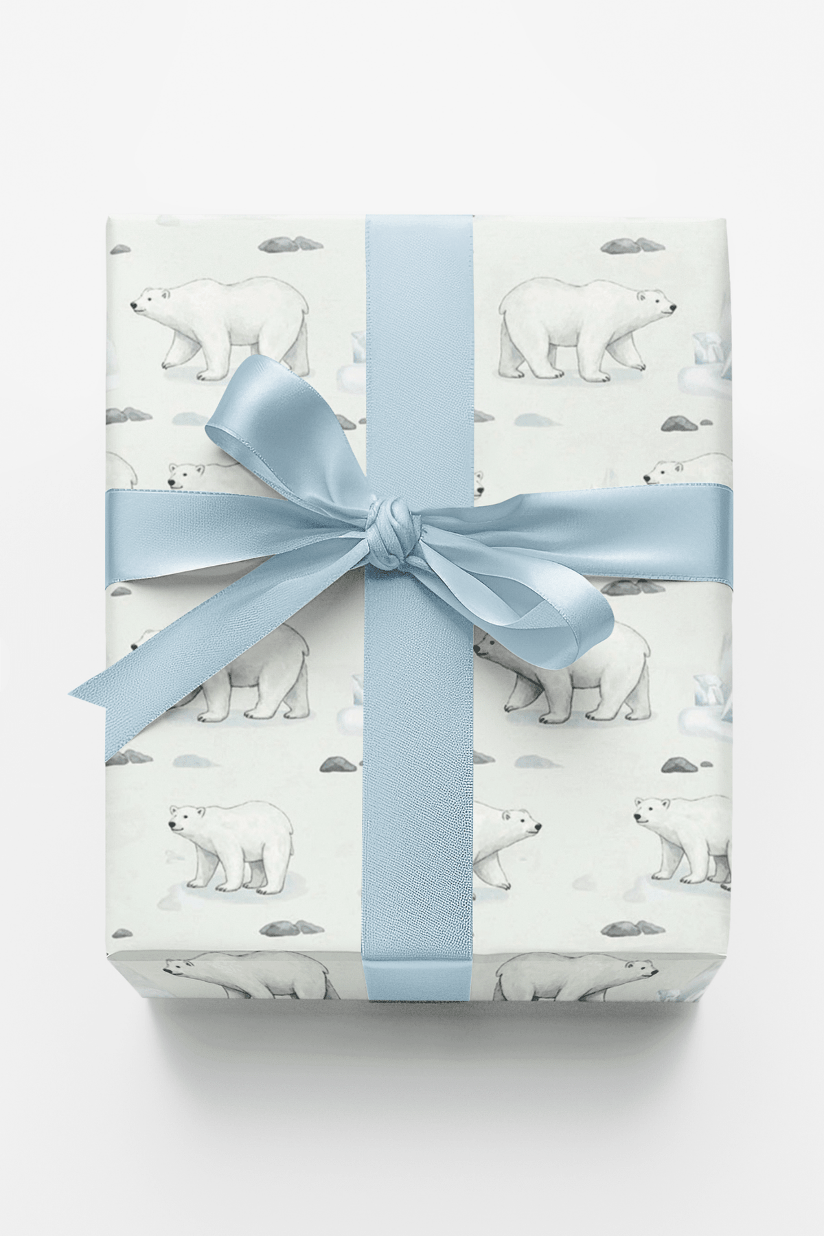 Safari Stroll: Polar Bear Wrapping Paper