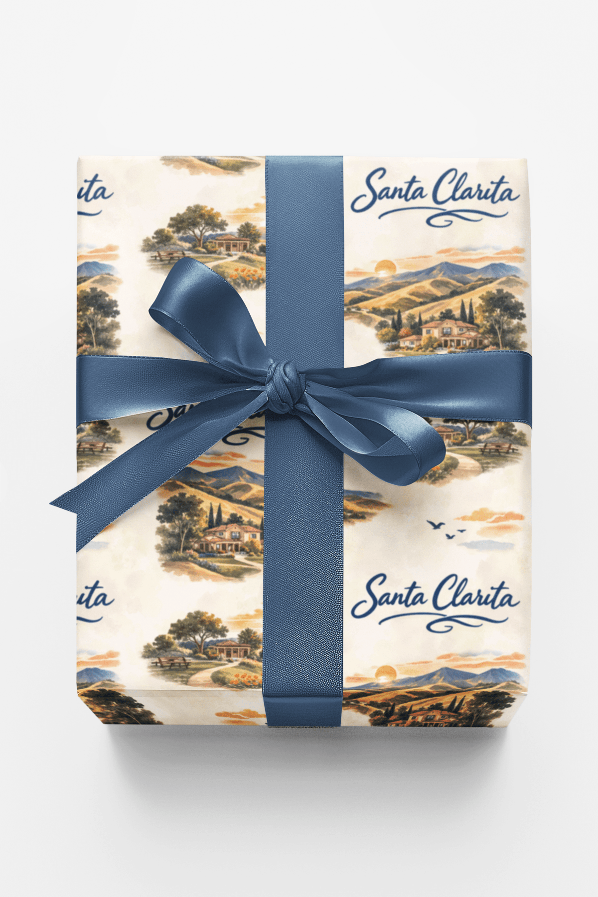 Santa Clarita Canyon Sunset Wrapping Paper