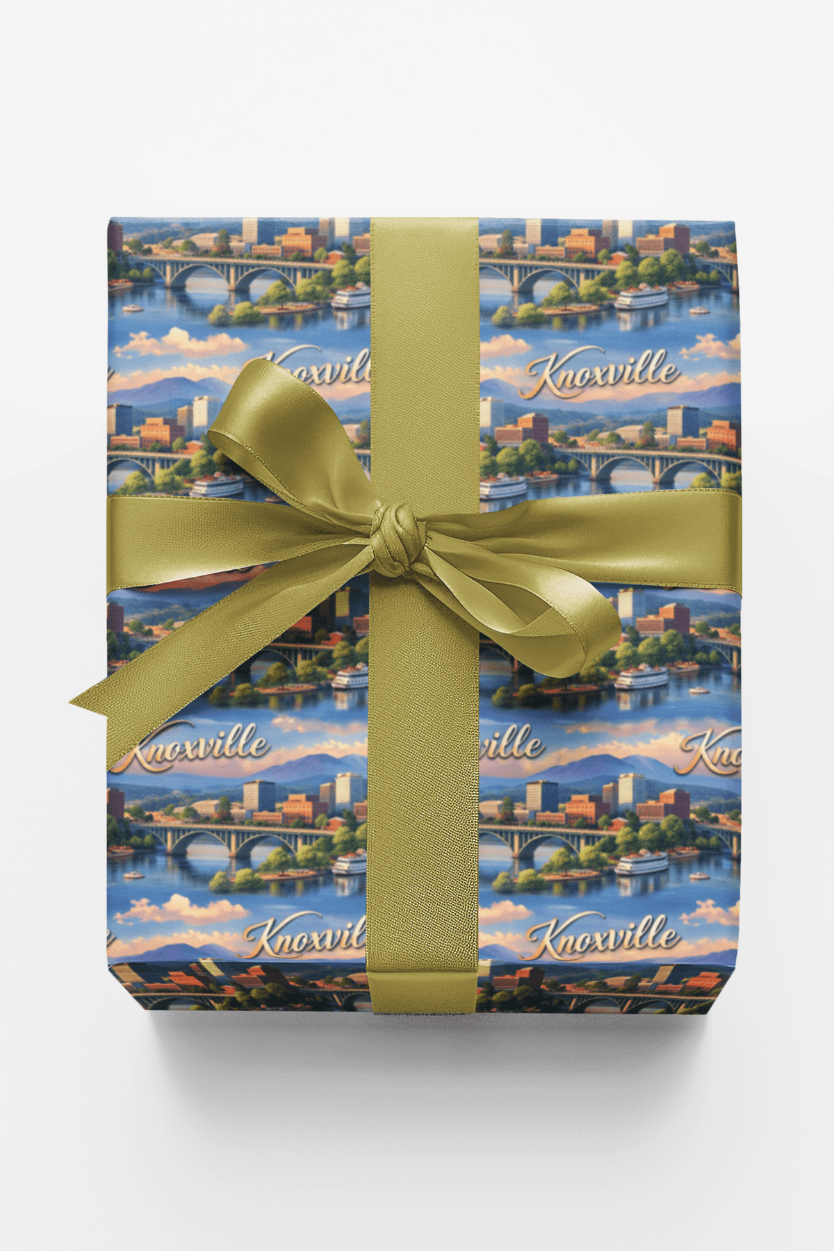 Knoxville Smoky Mountain Glow Wrapping Paper