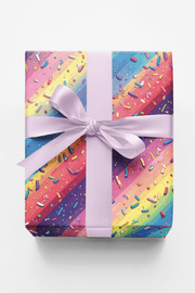 Party Sprinkle Rain Wrapping Paper