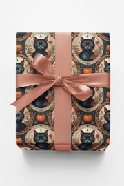 Vintage Halloween Cameos Wrapping Paper