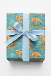 Retriever Reflections Wrapping Paper
