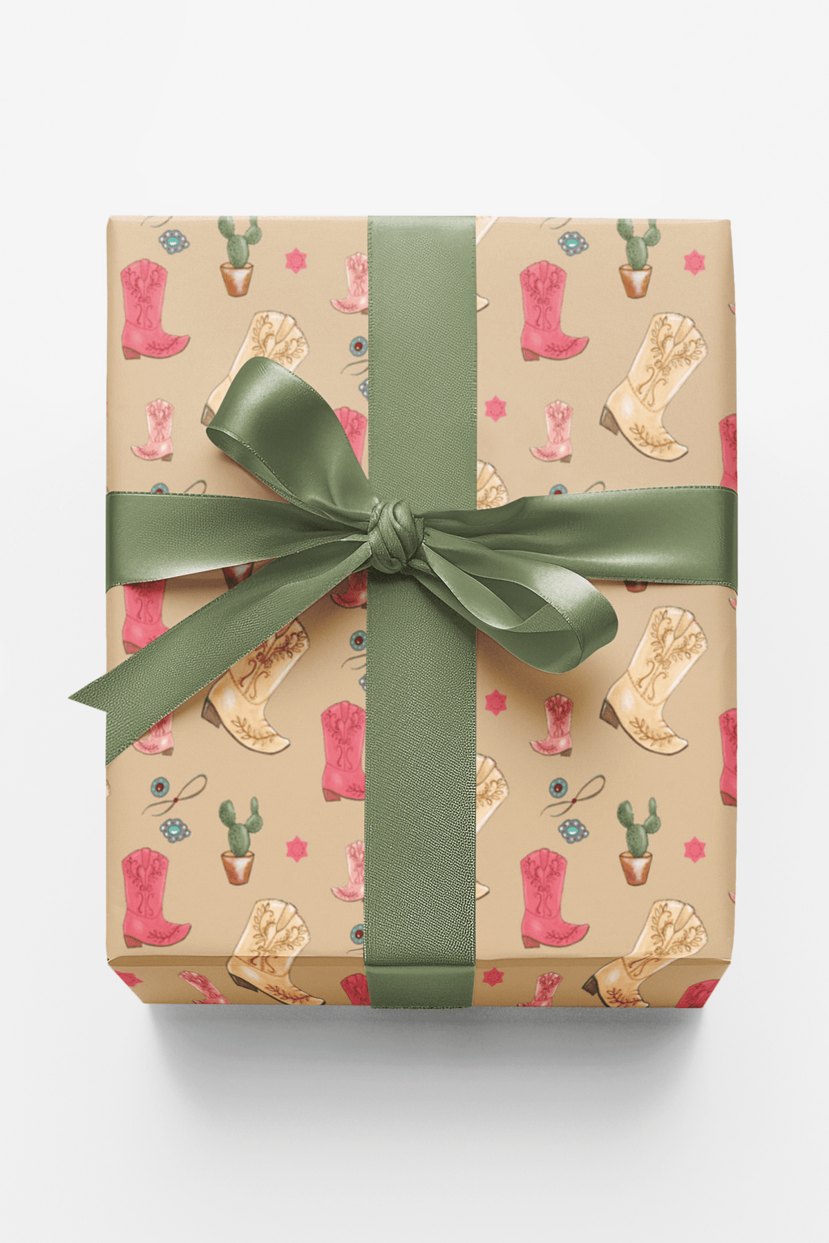 Western Kick Wrapping Paper | Michelle Gilsey | Artist Corner