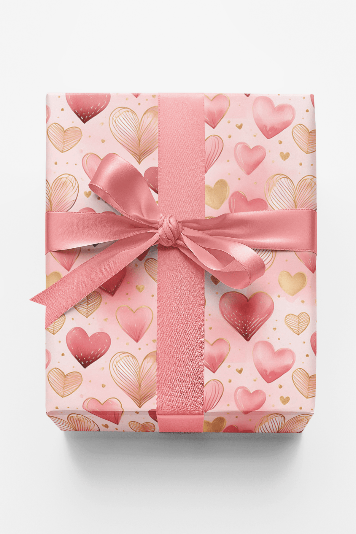 Classic Blush Romance Wrapping Paper